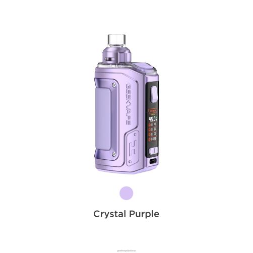 GeekVape h45 (aegis Hero 2) комплект модов Crystal Edition NVVP6139 кристально-фиолетовый | Geek Bar 8000
